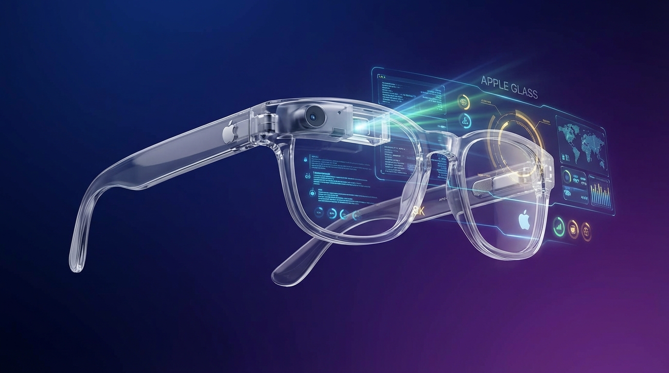 Futuristic AR smart glasses