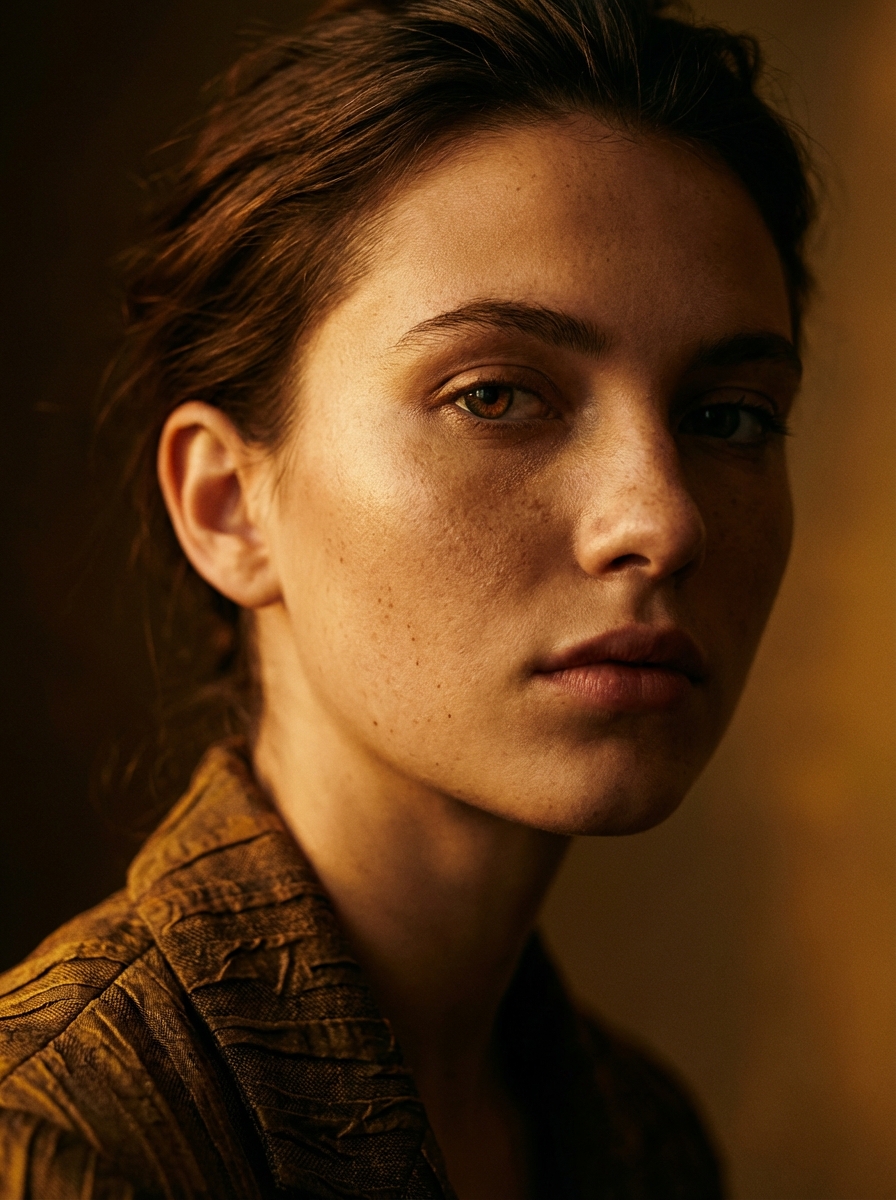 Fashion editorial portrait